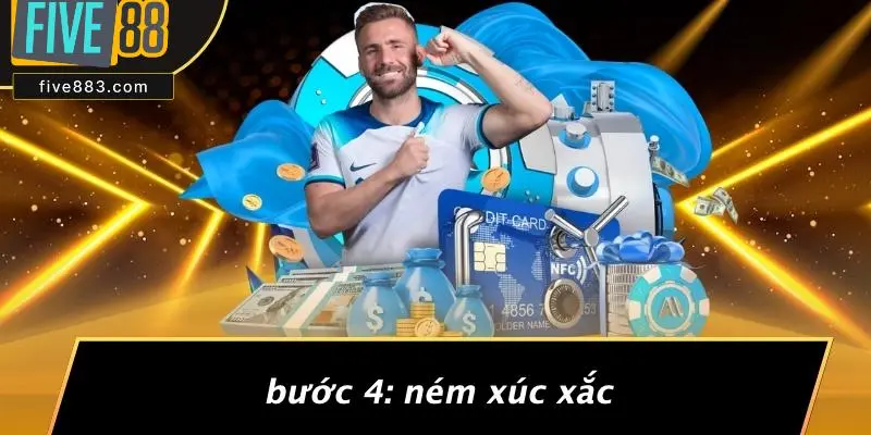 TÀI XỈU FIVE88: TRÒ CHƠI KỲ DIỆU TẠI CASINO TRỰC TUYẾN 3 Bước 4: Ném Xúc Xắc